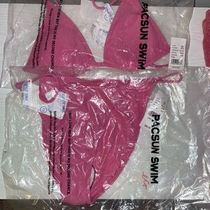 PacSun Vibrant Pink Bikini Set